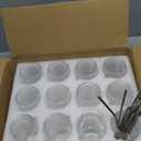 QAPPDA Drinking Glasses Set of 12,16 OZ Highball Glasses with Straws,Clear Tall Water Glasses Premium Cocktail Glasses Beverage Cups Mojito Glassware for Juice,Mixed Drinks