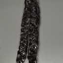 2 Packs Dark Brown Long Braided Ponytail Extensions with Hair Ties Natural Soft Synthetic Hair Piece for Black Women Straight Wrap Around Hair Extensions Ponytail