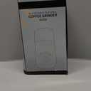 SHARDOR Electric Super Silent Blade Coffee Grinder, Timed Grind Control Rotary Knob, Adjustable Coarse to Fine for Coffee Beans, Spices & Herbs, with 1 Removable Stainless Steel Bowl, Black