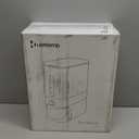 Rubtlamp 22.5-25 Lbs Gray Rice Dispenser, Rice Container with Lid, Rice Storage Container with Measuring Cup, Food Dispenser Rice Container, Storage Container for Cereal, Household Rice Bucket (Grey)