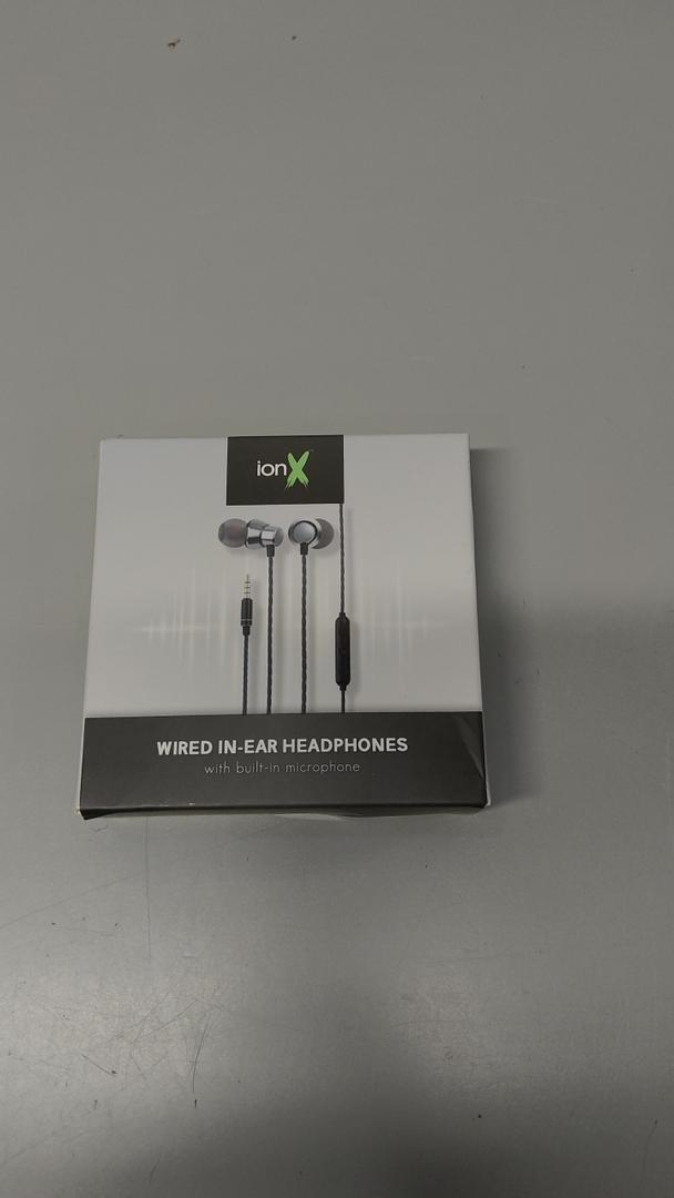 in Ear Wired Earbuds, Wired Headphones with Microphone, 3.5mm Corded Earphones with in Line Volume Controller, Black