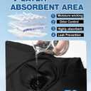 BATTEWA Washable Incontinence Underwear for Men Leak Proof Briefs 3Black L | For mild bladder leaks,Soft breathable cotton,fast absorption, Washable&Reusable,OEKO-TEX certified,discreet everyday use
