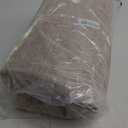 GarveeHome 2x6 Runner Rug for Hallway Washable Kitchen Rugs Non Slip Solid Tan Jute Digital Printing Modern Soft Low-Pile Scalloped Indoor Carpet for Entryway Laundry Room Floor Mats