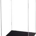 Acrylic Display Case for Collectibles,Acrylic Boxes for Display,Countertop Box Cube Organizer Stand Riser Dustproof Protection Showcase for Action Figure Doll Model Memorabilia(6x6x9.8 inch)