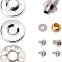 Upgrade 479332 Dryer Drum Bearing Kit Fit for Fisher & Paykel Dryer that Compatible with Fisher-Paykel DE27 DE62 DEGX DEIX DG27 DG62 DGGX and DGIX Electric and Gas Dryers