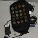 UTK Vibrating Far Infrared Heating Pad for Back Pain Relief, Hot to 159, Lower Back Massager Gift for Women Men, FSA-HSA Eligible, 3 Vibration, 16 Timers Auto-Off, 20 Jades, 35-55" Adjustable Size