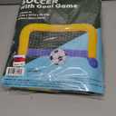 Inflatable Soccer With Goal Game Inflates To 39.5 in x 19.7 in x 22.01 in 2 Pack