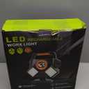 55W Rechargeable Work Light 5000LM, Foldable&Rotatable Magnetic LED Work Light with 6 Modes, 8000mAh Battery Powered Portable Work Lights for Workshop, Car Repair, Construction, Camping, Emergency Use
