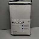 Amazon Basics 100% Blackout Curtains with Grommets, 2 Panels, 52 x 84 Inches, Beige