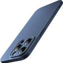 JETech Slim Case for iPhone 15 Pro 6.1-Inch with Camera Lens Full Cover Protection, Ultra-Thin Lightweight Matte Finish Minimalist Protective Phone Cover (Blue Titanium)