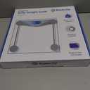 Etekcity Digital Body Weight Bathroom Scale, Large Blue LCD Backlight Display, High Precision Measurements,6mm Tempered Glass, 400 Pounds (Blinding Silver)