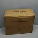 Collive Farmhouse Anti Fatigue Kitchen Mat, Cushioned Kitchen Rug Sets of 2 Waterproof Non Slip Kitchen Floor Mats Ergonomic Comfort Standing Mat for Laundry, Office, Sink, Desk, Cream/Brown (17.3"x59"+17.3"x30"--0.47 inches)