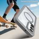 for Samsung Galaxy A16 5G Case, [Transparent & Holster Series] Belt Clip Full Body Shockproof Protective Cell Phone Cover with 2 Pack Tempered Glass Screen Protector (Gray/Clear)