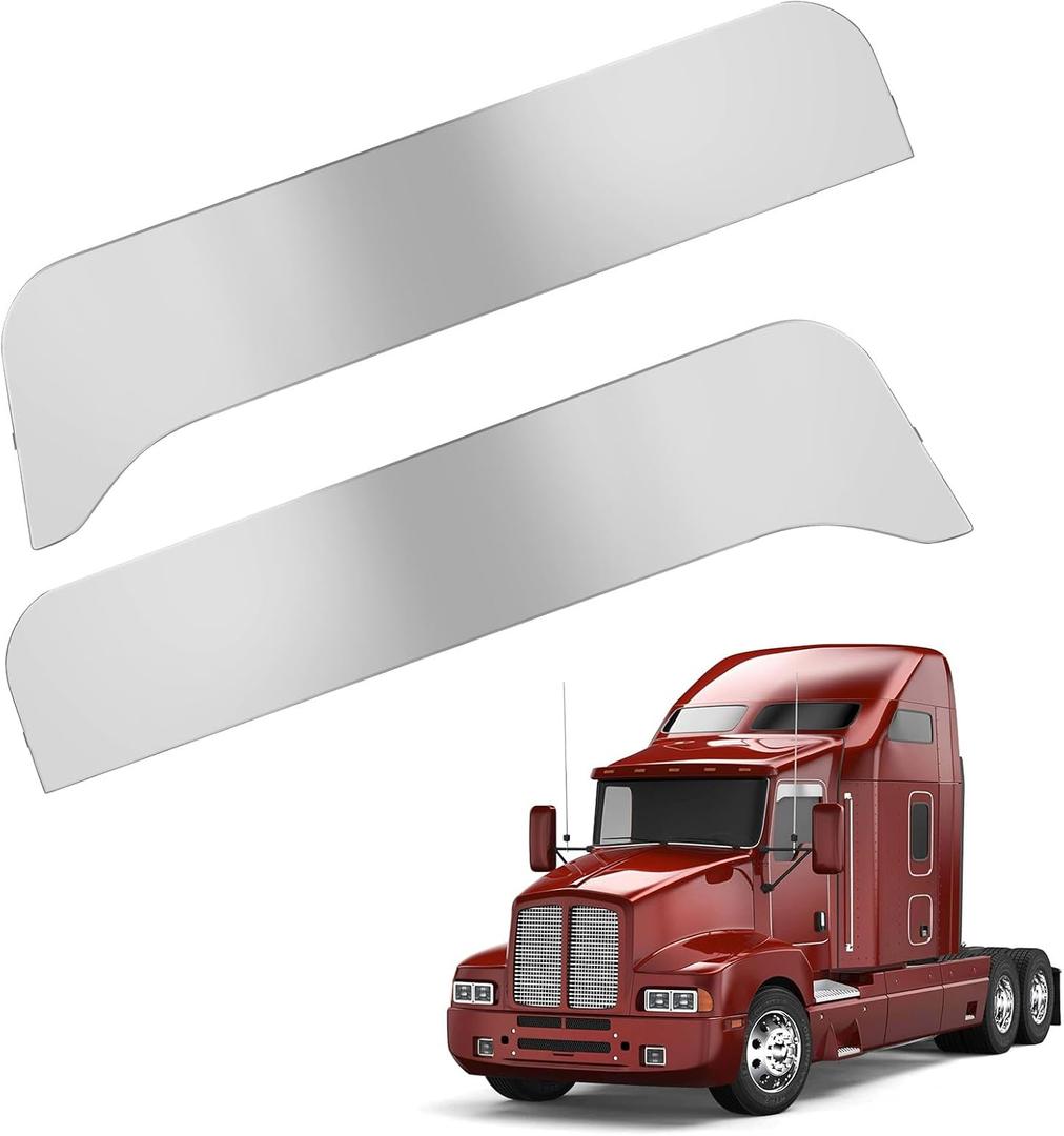2 PCS 6 Inch Chop Tops Visors for Kenworth T600 T800 W900