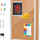 36x24 Inch Outdoor Enclosed Bulletin Board,Enclosed Cork Notice Board with Aluminum Frame, Shatter-Resistant Tamper-Proof Display Board Case Cork Board for School, Office, Park(9A4) (Sliver)
