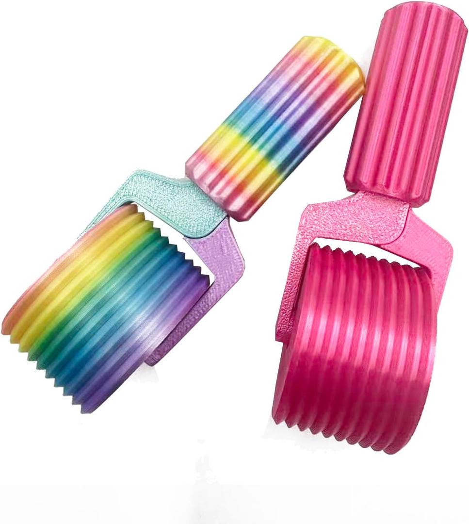 Diamond Art Roller, 2025 New Essential DIY Craft Tool for Rhinestone Embroidery, Easy-Grip Hand Roller, Detachable Diamond Painting Tools and Accessories(Pink+ Rainbow)