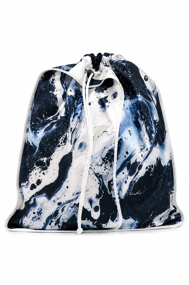 Marble Drawstring Storage Sack – Durable, Lightweight & Reusable