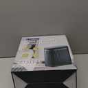 ELPHECO Black Bathroom Trash Can with Lid 2 Gallon Sensor Trash Bin, Automatic Narrow Garbage Can, Waterproof Smart Trash Can, Slim Motion Sensor Waste Bins for Bathroom, Living Room, Office