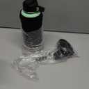 BUZIO 40oz Insulated Water Bottle, Triple Wall Stainless Steel Water Flask with 2 lids, Leakproof BPA-Free Straw Lid Sports Canteen for Sports Hiking, Cold 48H & Hot 24H- Gradient Green