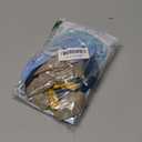 13th Birthday Decorations Blue White Gold,13th Birthday Balloons with Happy Birthday Banner Fringe Curtain Heart Foil Balloons for Boys Girls 13 Year Old Birthday Decor