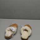 OOW Fuzzy Slippers for Women Cozy Faux Fur House Shoes Winter Warm Memory Foam Slippers for Indoor and Outdoor (Beige) 7