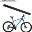 1 Pcs Universal Bike Seat Posts Lightweight 22.2x300mm Bike Saddle Post Seat Tube Matte Black Carbon Fiber