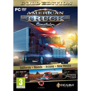 American Truck Simulator Gold (New Mexico DLC/Wheel Turning/Steering Creations) (PC DVD)