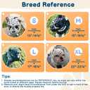 BARKLESS Dog Muzzle for Short Snout, Soft English Bulldog Muzzle for Biting, Chewing, Licking, Flat-Faced Bulldog Mouth Guard for Aggressive Dogs Grooming Walking, Allows Drinking, XL 