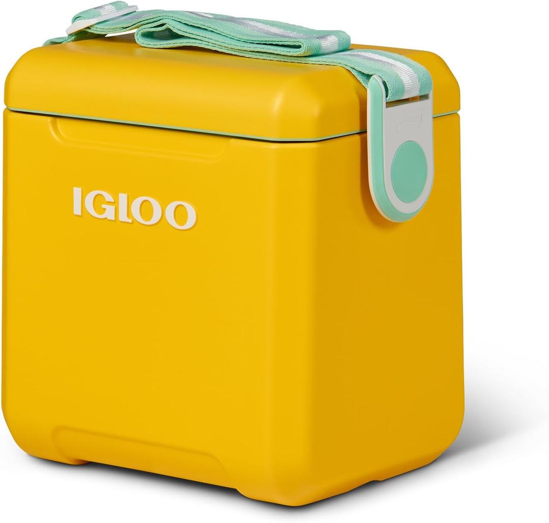 Igloo Tag Along Too Coolers | Insulated Hard Shell Picnic Style Cooler | Rolling Ice Chest, 11 Qt