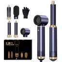 5 in 1 Hair Dryer Brush Set, Negative Ion Blow Dryer Brush Upgrade Hot Air Brush Air Styler Curling Wrap Air Curler, Curling Iron Hair Styling Tools As A Gift for Straight/Curl/Drying/Smoothing