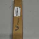 Vesici 1 Pack Slim Water Bottle 8.8 oz Small Stainless Steel Purse Compact Insulated Water Bottles Camping Travel Backpack Pocket Flask for Car Cold Coffee Tea (Rose Gold)