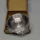 6 Pcs Stainless Steel Cat Bowls, Metal Cat Bowls Whisker Friendly, 5.5Inch Shallow Wide Cat Food Dishes, Replacement Basic Cat Plates
