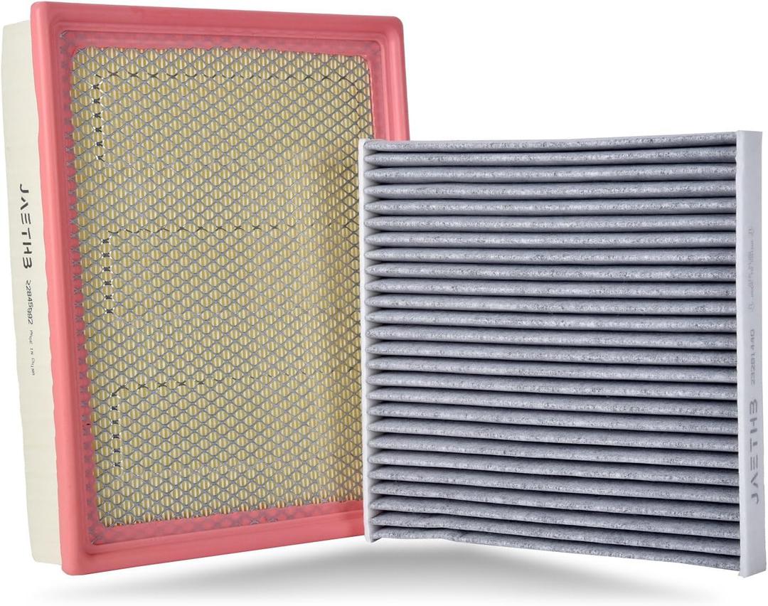 Engine & Cabin Air Filter Kit for Chevy Silverado 1500 2500HD 3500HD, Suburban 3500 HD,Tahoe; for Cadillac Escalade; for GMC Sierra 1500 2500 Yukon Replace 15908916 & 22808781(Not for Diesel) Engine & Cabin Air Filter Kit for Chevy Silverado 1500 2500HD 3500HD, Suburban 3500 HD,Tahoe; for Cadillac Escalade; for GMC Sierra 1500 2500 Yukon Replace 15908916 & 22808781(Not for Diesel)