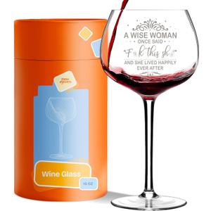 NewEleven Retirement Gift For Woman 2025 - Coworker Leaving Gift, Going Away Gifts For Friends, Her, Mom, Boss - Farewell Gifts For Coworkers Women From Friend, Family And Colleague - 16 Oz Wine Glass