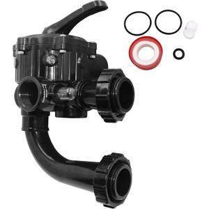 SP0710X62 Multiple port Valve Compatible with Hayward S210S, S244S, & S310S Series Sand Filters for 1-1/2-Inch Control Valve AssemblyBlack