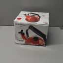 Le Creuset Enamel On Steel Demi Tea Kettle with Metal Finishes, 1.25 qt., Cerise (1.3 Quarts)