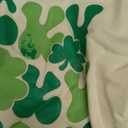 BesserBay Girls St. Patrick’s Day Clover Shamrock Sweatshirts Lucky Irish Long Sleeve Pullover Sweater (Yellow, S)