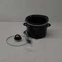 Elite Gourmet MST-350B Electric Slow Cooker, Adjustable Temp, Entrees, Sauces, Stews & Dips, Dishwasher Safe Glass Lid & Crock (3 Quart, Black)