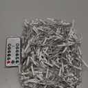 Ollny Christmas Curtain Lights 300 LED 9.8 FTx9.8 FT, Outdoor Waterproof Curtain String Lights with Remote Timer 8 Modes, USB Waterfall Window Lights for Wall Backdrop Home Decorations (Warm White)