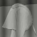 Women's Furry Cropped Cardigan Y2k Tie Front Long Sleeve Blouse Sexy Fur Trim Sweater Jacket Rave Party Top (Large)