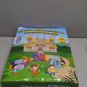 Playz 5pc Kids' Play Tents & Tunnels - Ball Pit for Toddlers, Basketball Hoop, Crawling Tubes, Pop-Up Playhouses, Baby Obstacle Course for Indoor or Outdoor Use (Blue, Yellow, Red)