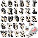 78 Pcs 2.7 Inch Chenille Letter Iron On Patches Sew On Chenille Varsity Letter Patches A-Z, Washable Fabric Letters for DIY Clothing Repairing Hats Shirts Shoes Jeans Bags(Camouflage)