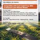 50-Inch Mower Blades for Cub Cadet Ultima ZT1 ZT2 and Enduro XT1 XT2, Fits Riding Mowers and Zero-Turn Tractors, Replaces OEM 942-05052A 742-05052A, 6-Star Center Hole, High-Lift for Cleaner Cuts