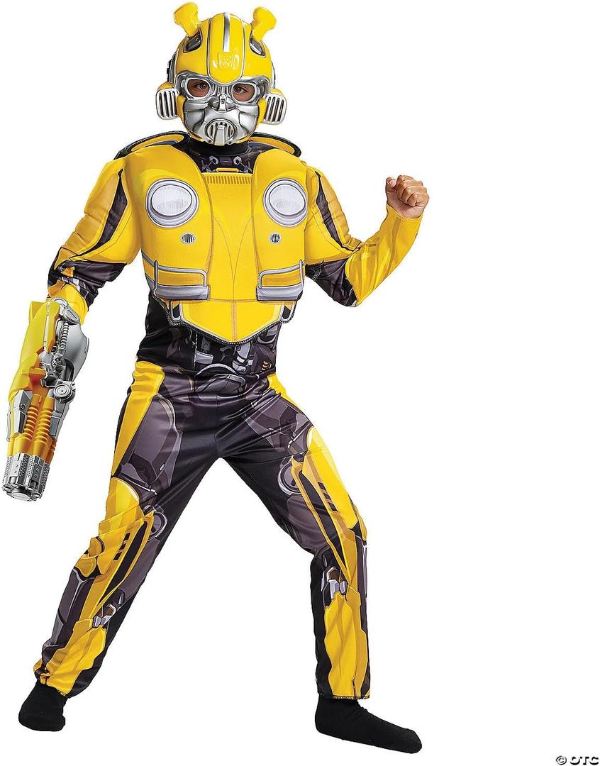 Disguise Bumblebee Plasma Cannon Blaster Costume Accessory, No Size, One Size (Yellow), 
Hasbro - Transformers 2018: Bumblebee
Officially Licensed
Measures: 16"l x 5"w x 5"d