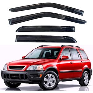 KPY Rain Guards Fit for 1997-2001 Honda CRV, Out-Channel Window Visors Vent Wind Deflectors 4PC, Car Accessories for 97-01 CR-V