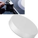 HiFi Disc Stabilizer Clamp for Vibration Balancing with Aluminum Alloy Record Weight, Suitable for All Turntables (White)