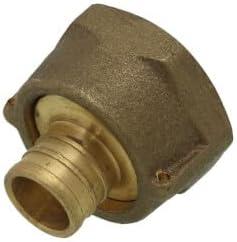 3/4" x 1" FIP Brass Water Meter Coupling w/Washer ()