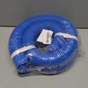 1.5 x 41 Pool Pump Replacement Hose, 2-Pack Above-Ground Pool Hoses with 4 Stainless Steel Clamps, Compatible with Intex, Coleman, Summer Waves Pool Pumps & Filters (2 PACK Blue)
