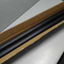 2Pcs 43.3 Inch Universal Car Top Roof Cross Bar Luggage Cargo Rack Adjustable Window Frame Aluminum Black