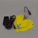 Bird Cage Heater for Cockatiels Parrots Conure Finches Parakeets Heater Snuggle Up Bird Warmer 12V 18W, Size 5.3" x 4.7" (Yellow)